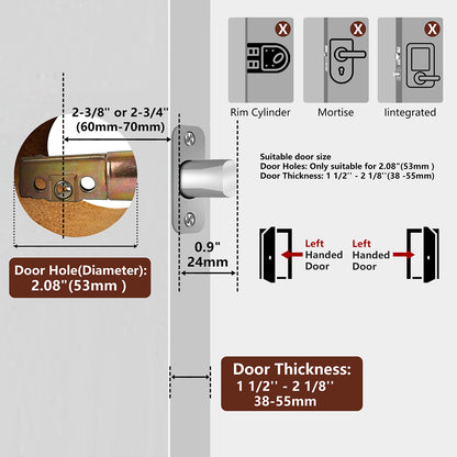 Easilok E2 Deadbolt Lock Stainless Steel