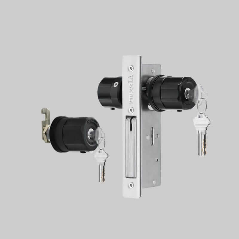 Storefort Door Lock(A5) & Cabinet Cam Lock (A7) - Key aliked combo ,Schlage Keyway