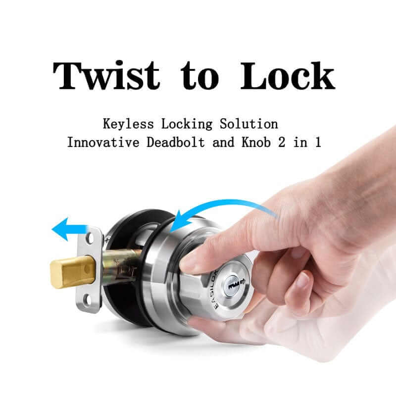 easilok deadbolt lock e2 silver